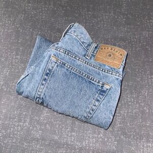 Vintage GAP Easy Fit Jeans USA Made W33 L34 Light Wash 90s Skater Grunge